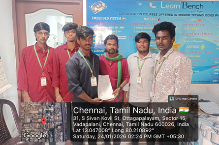 Project cum Internship program