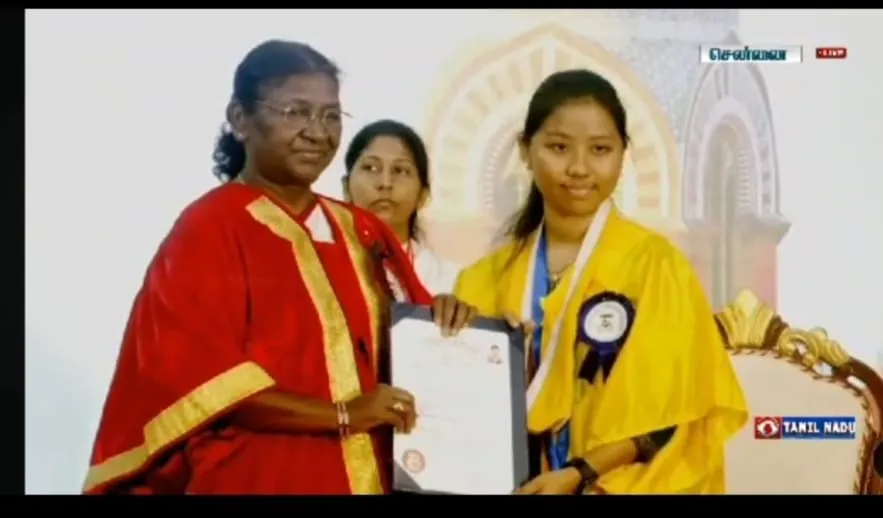 Ms.R. Sumithra - University 1st Rank Holder