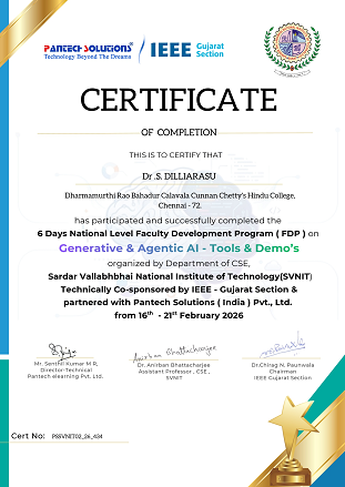 FDP Certificate
