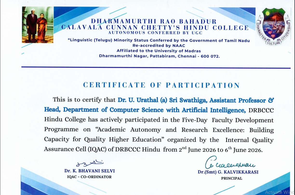 FDP Certificate