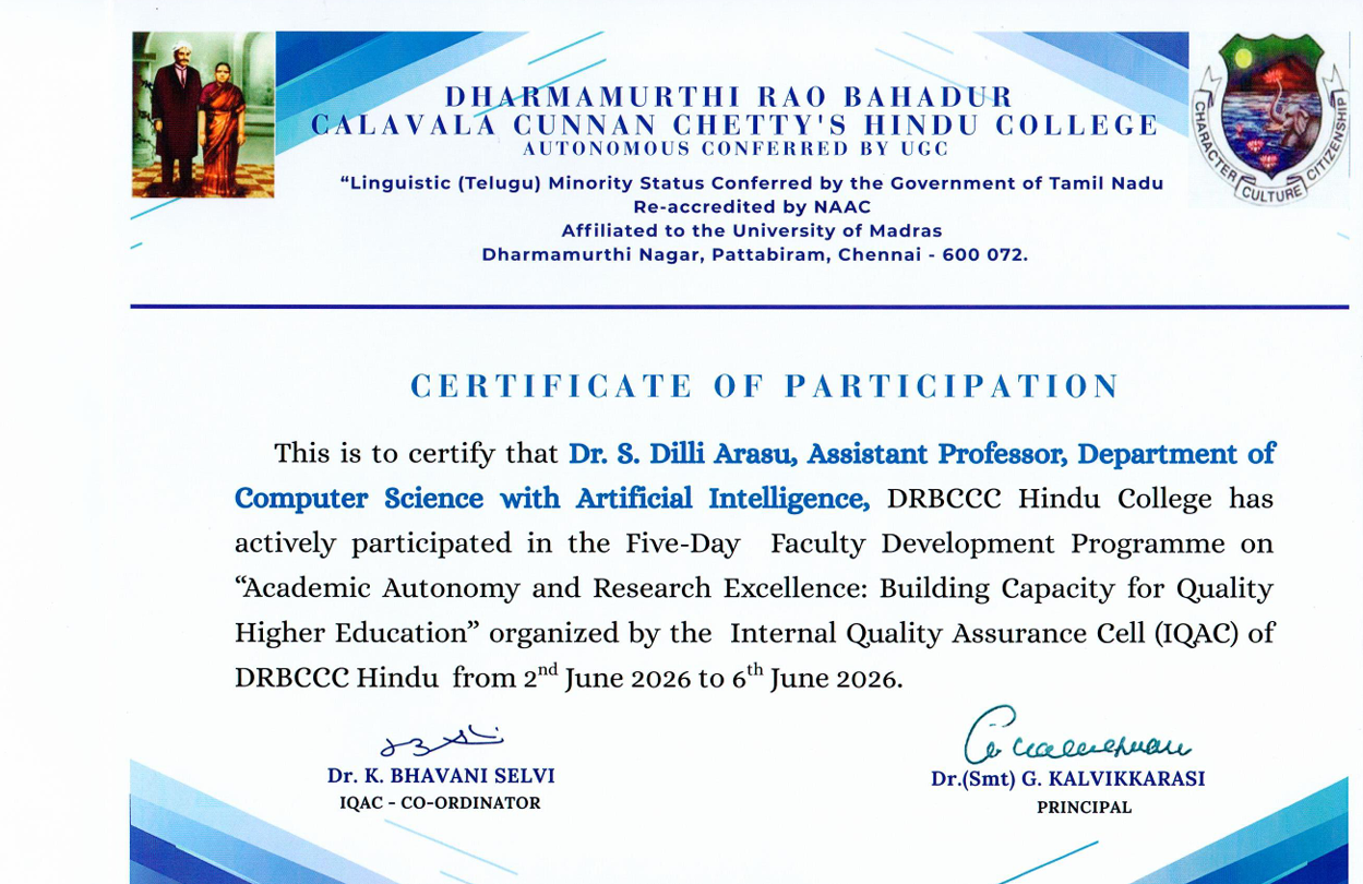 FDP Certificate