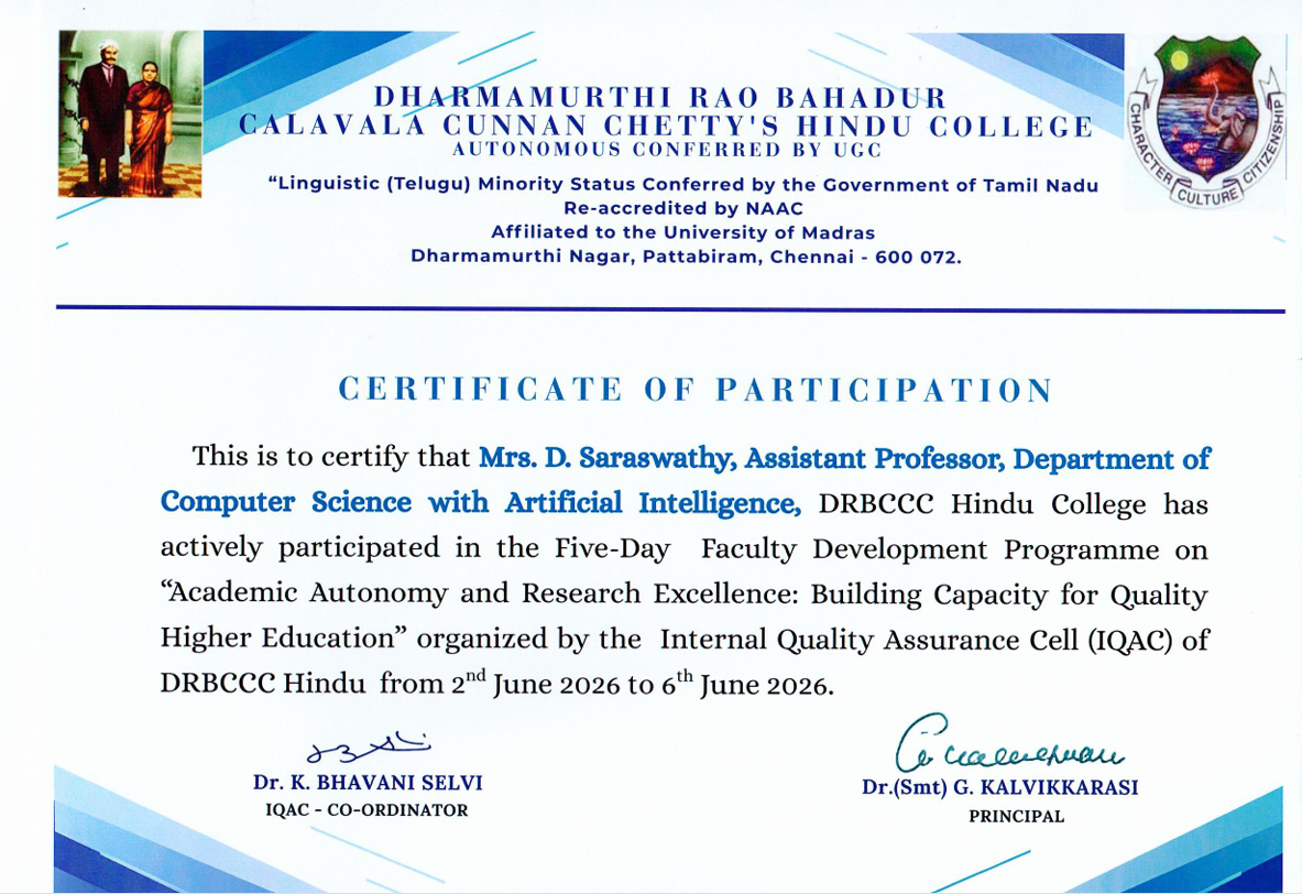 FDP Certificate