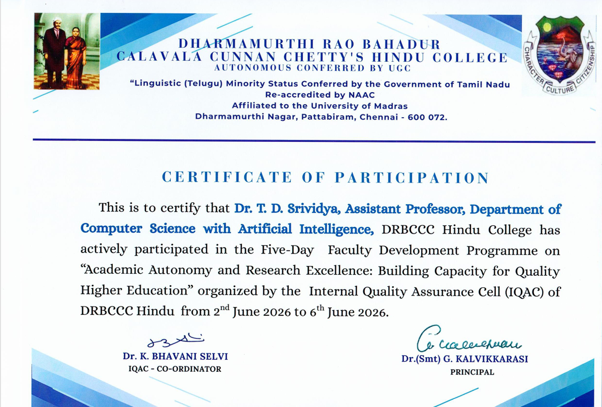 FDP Certificate