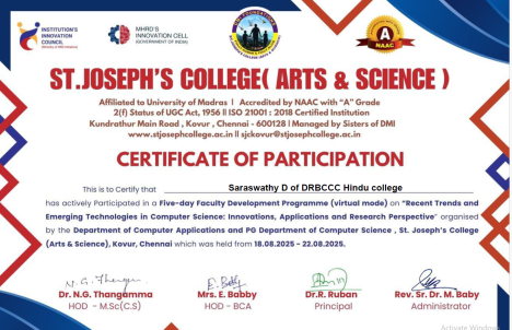 FDP Certificate