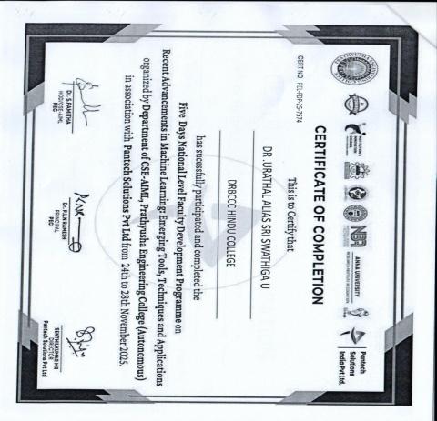 FDP Certificate