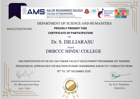 FDP Certificate