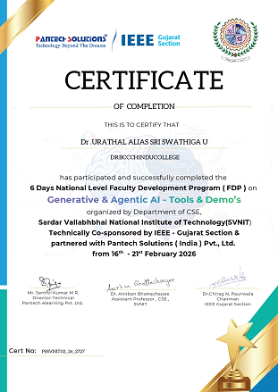 FDP Certificate