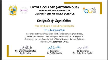Webinar Certificate