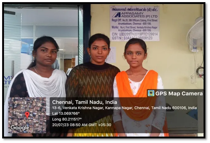 Girl Students Internship